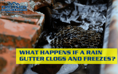 What Happens If a Rain Gutter Clogs and Freezes?