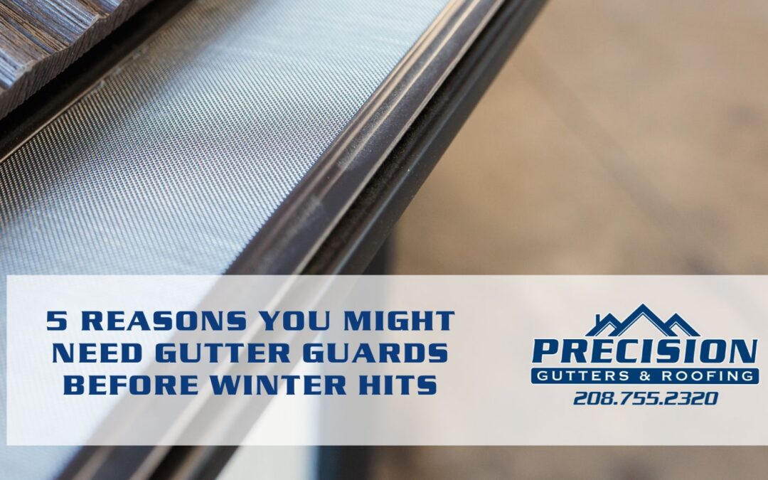 5 Reasons You Might Need Gutter Guards Before Winter Hits